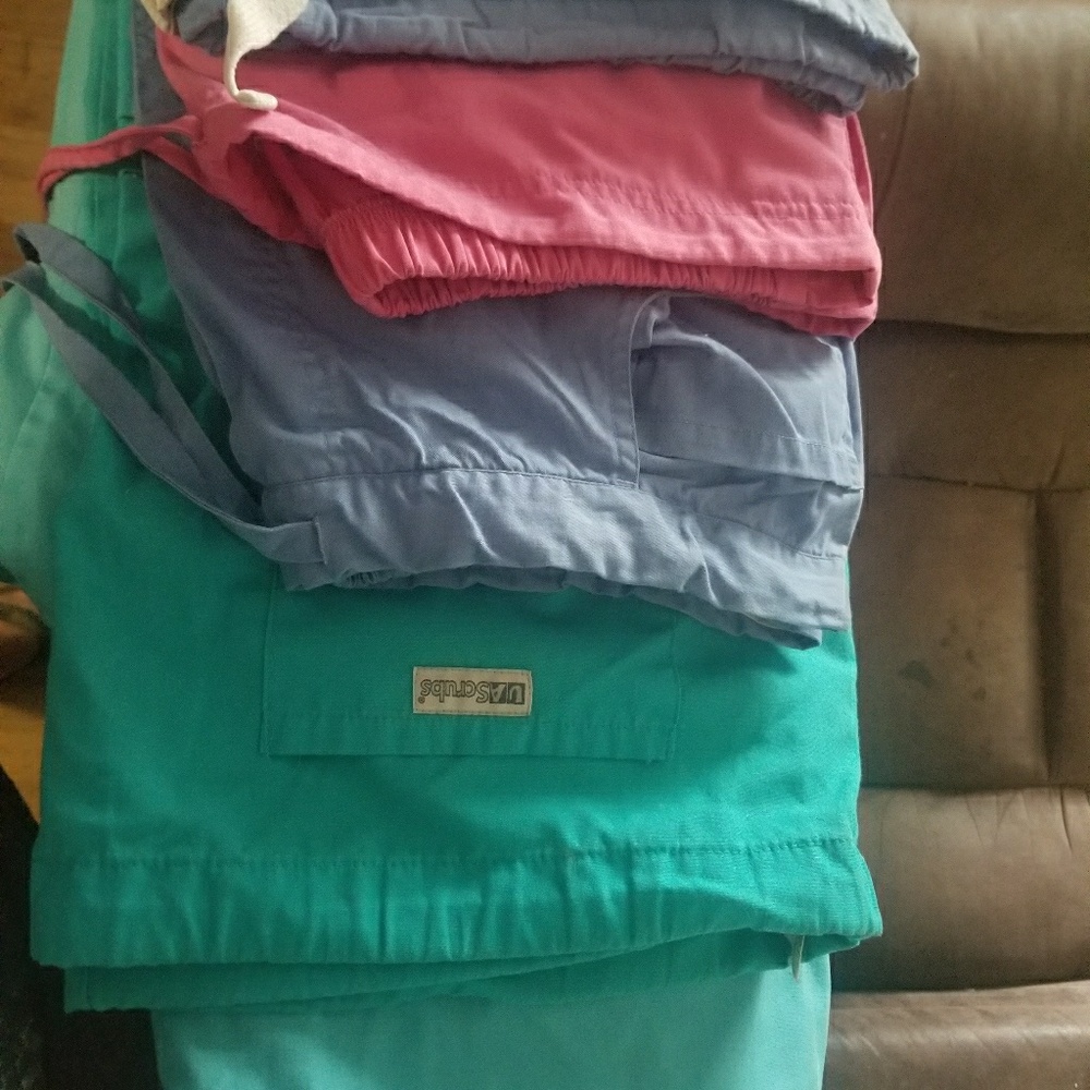 5 pair xl Scrub bottoms as bundle